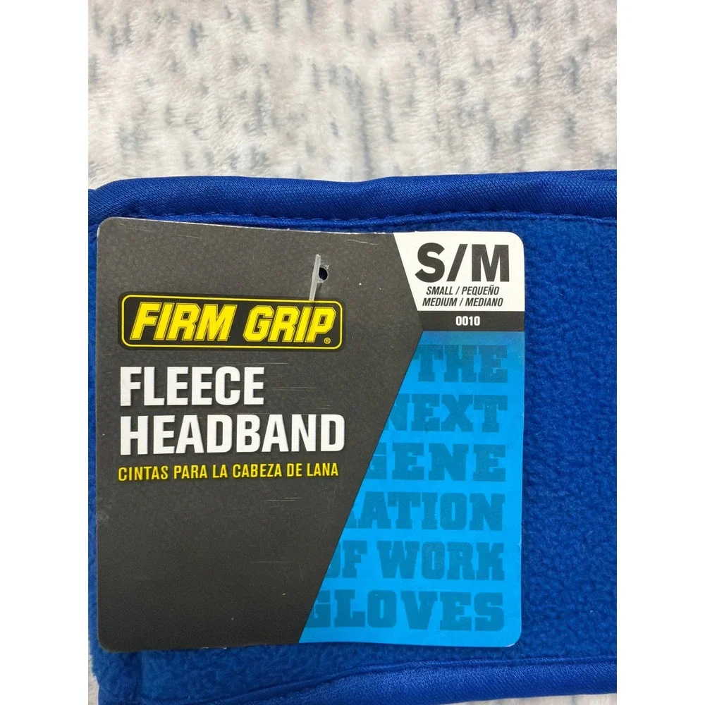 Firm Grip Fleece Headband Royal Blue Ear‎ Warmer Winter Workwear 0010 SM NEW